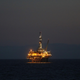 An offshore rig near California.